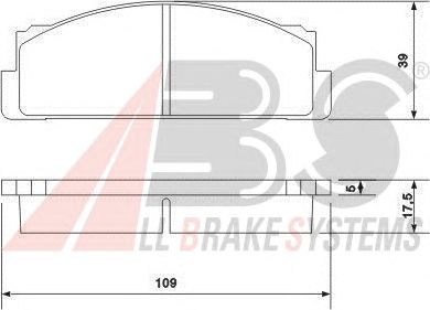 Brake Pad Set, disc brake 36004