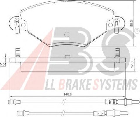 Brake Pad Set, disc brake 37277