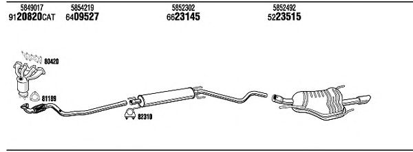 Exhaust System OPH18559