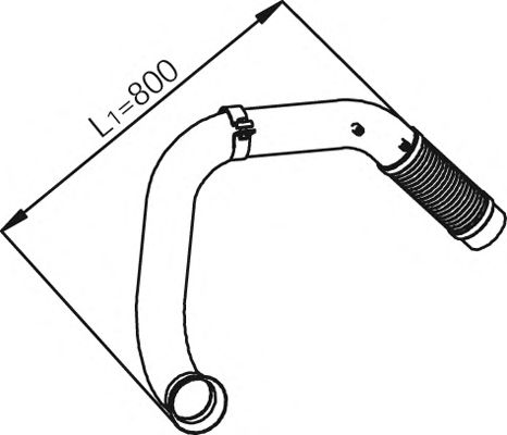 Exhaust Pipe 53104
