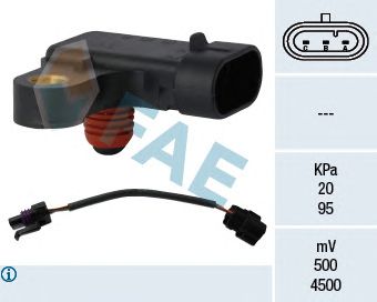 Sensor, intake manifold pressure 15122