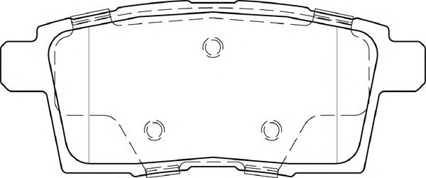 Brake Pad Set, disc brake FD7518A