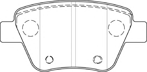 Brake Pad Set, disc brake FD7489A