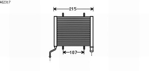 Топливный радиатор AI2317