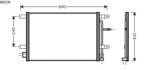 Condensator, airconditioning AI5238