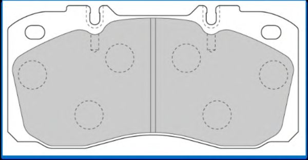 Комплект тормозных колодок, дисковый тормоз G6727