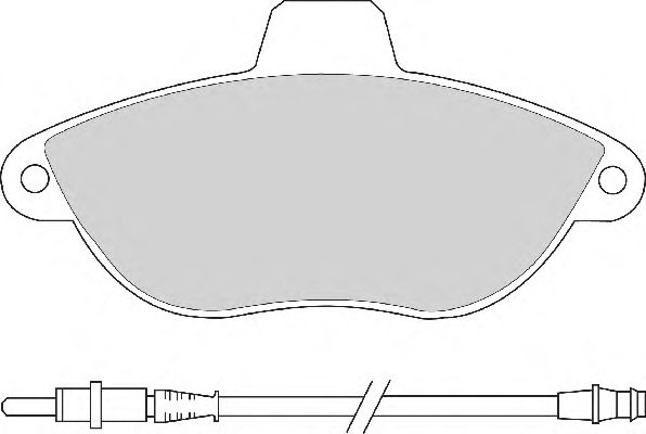Kit de plaquettes de frein, frein à disque AVR101