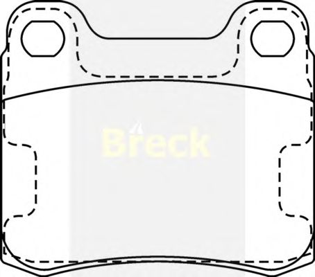 Brake Pad Set, disc brake 20687 00 704 00