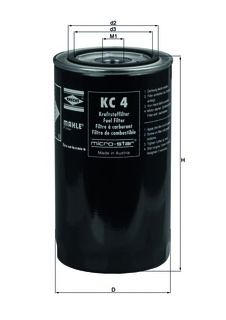Filtro combustible KC 4