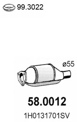Catalytic Converter 58.0012