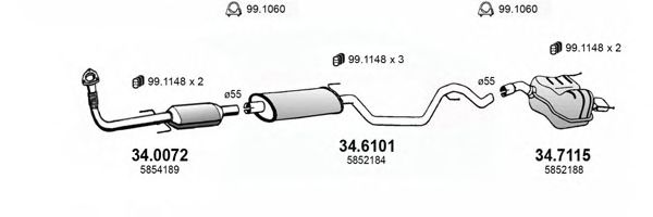 Exhaust System ART3564