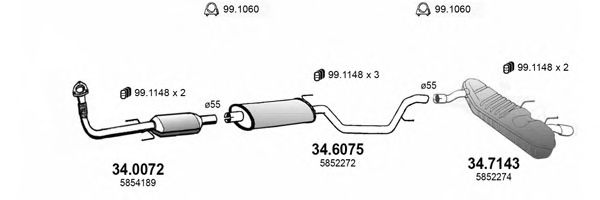 Exhaust System ART3593