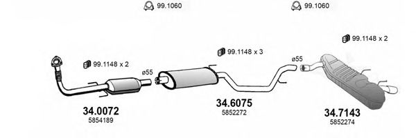 Exhaust System ART3566