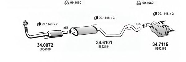 Exhaust System ART3569