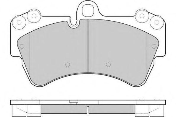Brake Pad Set, disc brake 12-1099