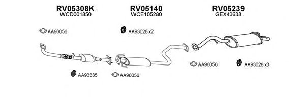 Exhaust System 050083