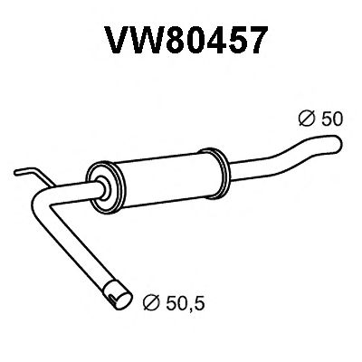 Voordemper VW80457