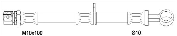 Tubo flexible de frenos G1903.82