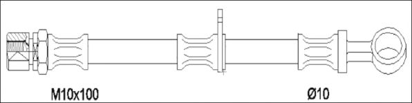 Tubo flexible de frenos G1904.21