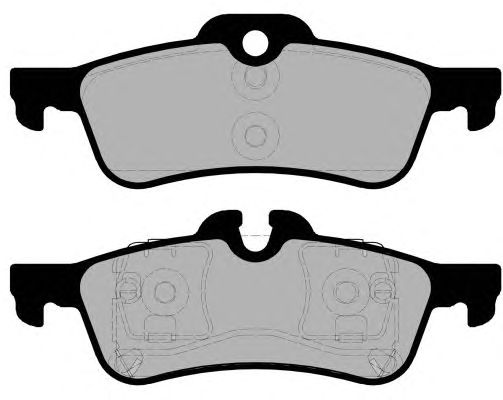 Brake Pad Set, disc brake PA1643