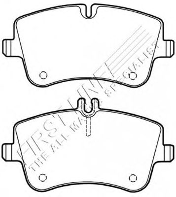 Комплект тормозных колодок, дисковый тормоз FBP3380