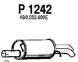 Глушитель выхлопных газов конечный P1242