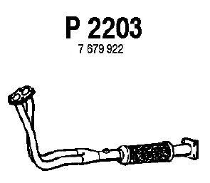 Eksosrør P2203