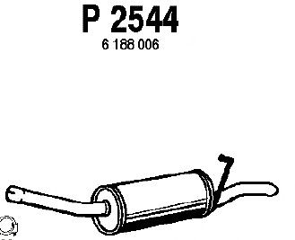 Silenciador posterior P2544