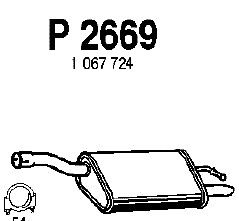 Silenciador posterior P2669