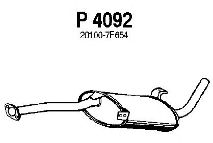 Silenziatore centrale P4092