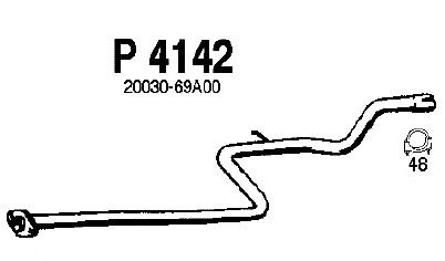 Σωλήνας εξάτμισης P4142