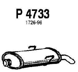 Глушитель выхлопных газов конечный P4733