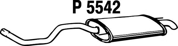 Silenciador posterior P5542