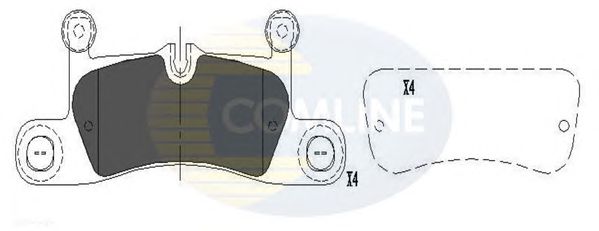 Brake Pad Set, disc brake CBP06048