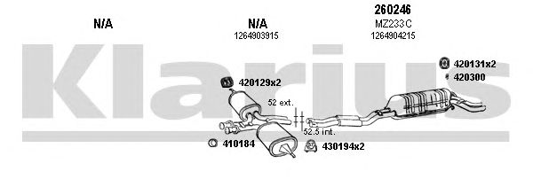Exhaust System 600186E