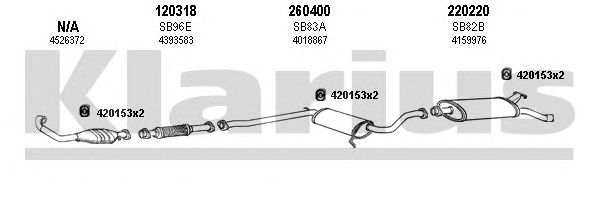 Exhaust System 750124E