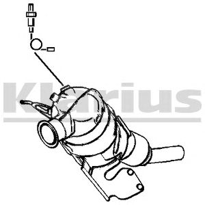 Soot/Particulate Filter, exhaust system 390127
