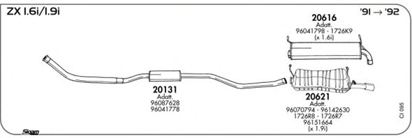 Exhaust System CI095
