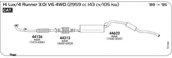 Exhaust System TO044