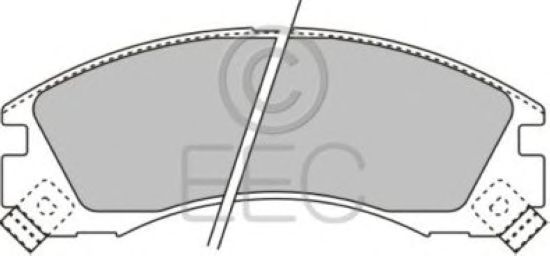 Комплект тормозных колодок, дисковый тормоз BRP0781