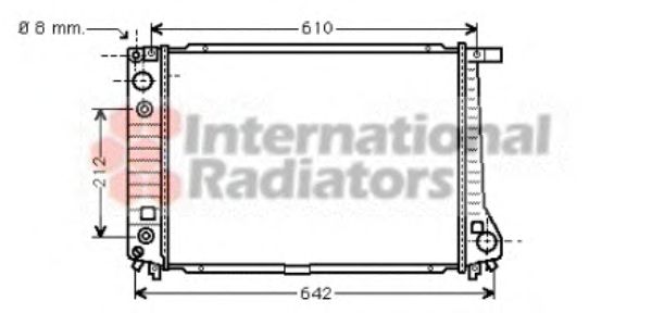 Radiator, engine cooling 06002126