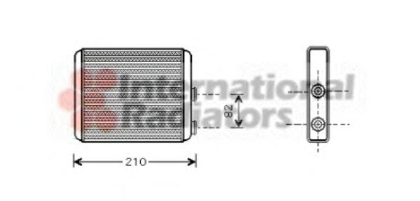 Heat Exchanger, interior heating 37006353