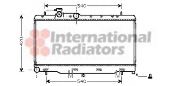 Radiator, engine cooling 51002052