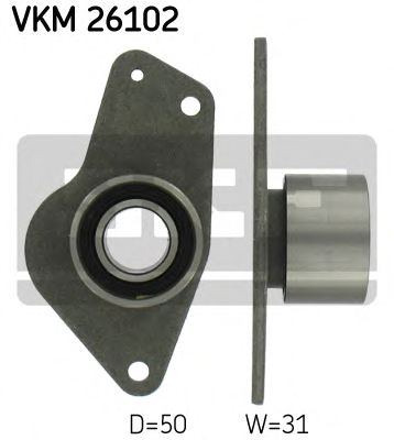 Deflection/Guide Pulley, timing belt VKM 26102