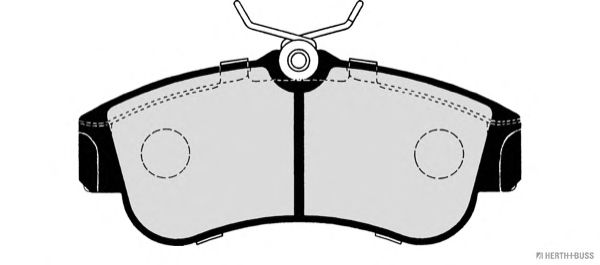Комплект тормозных колодок, дисковый тормоз J3601051