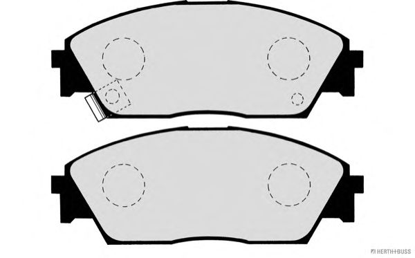 Комплект тормозных колодок, дисковый тормоз J3604023