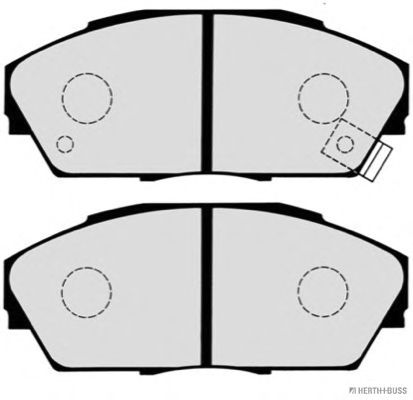 Комплект тормозных колодок, дисковый тормоз J3604026