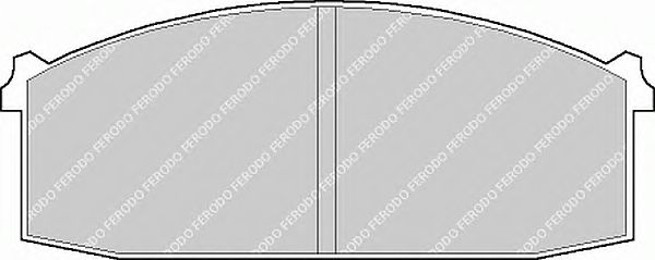 Комплект тормозных колодок, дисковый тормоз FDB225