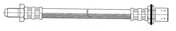 Tubo flexível de travão FHY2541
