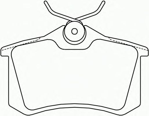Комплект тормозных колодок, дисковый тормоз P 68 024